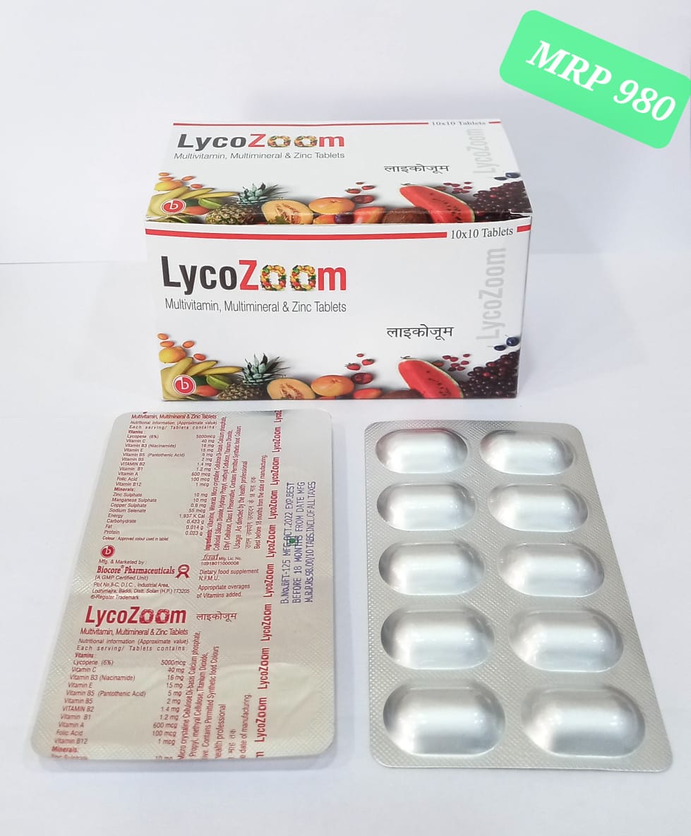 LYCOZOOM TABLETS